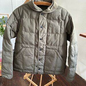 Olive Green Puffer Jacket